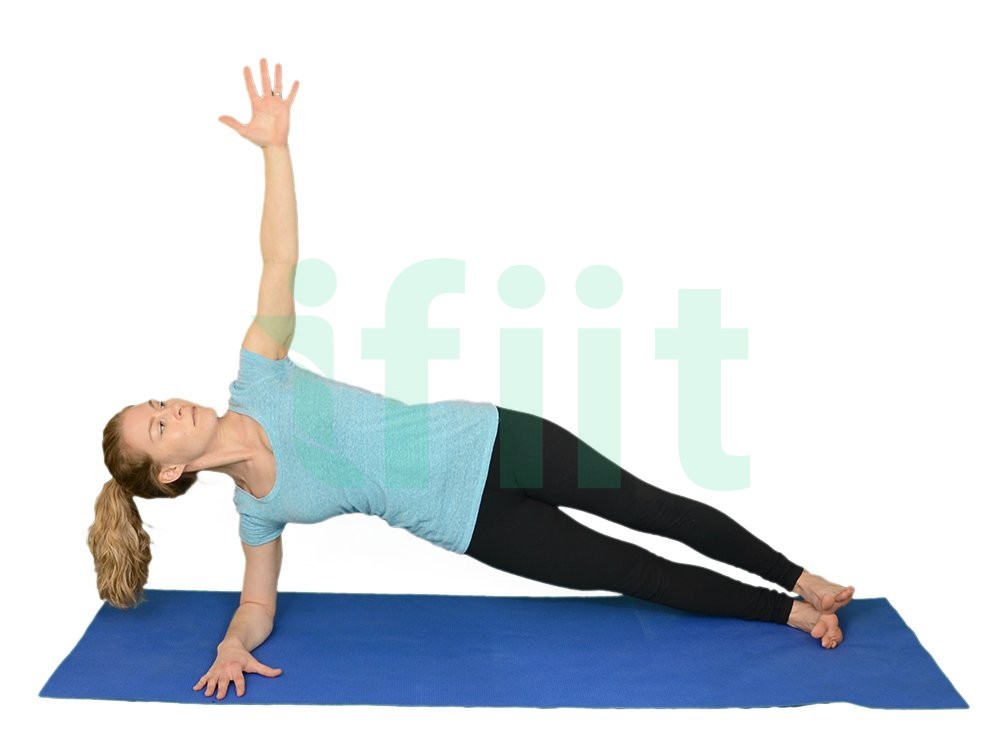 Side Plank - Forearm and Feet + Arm Extended